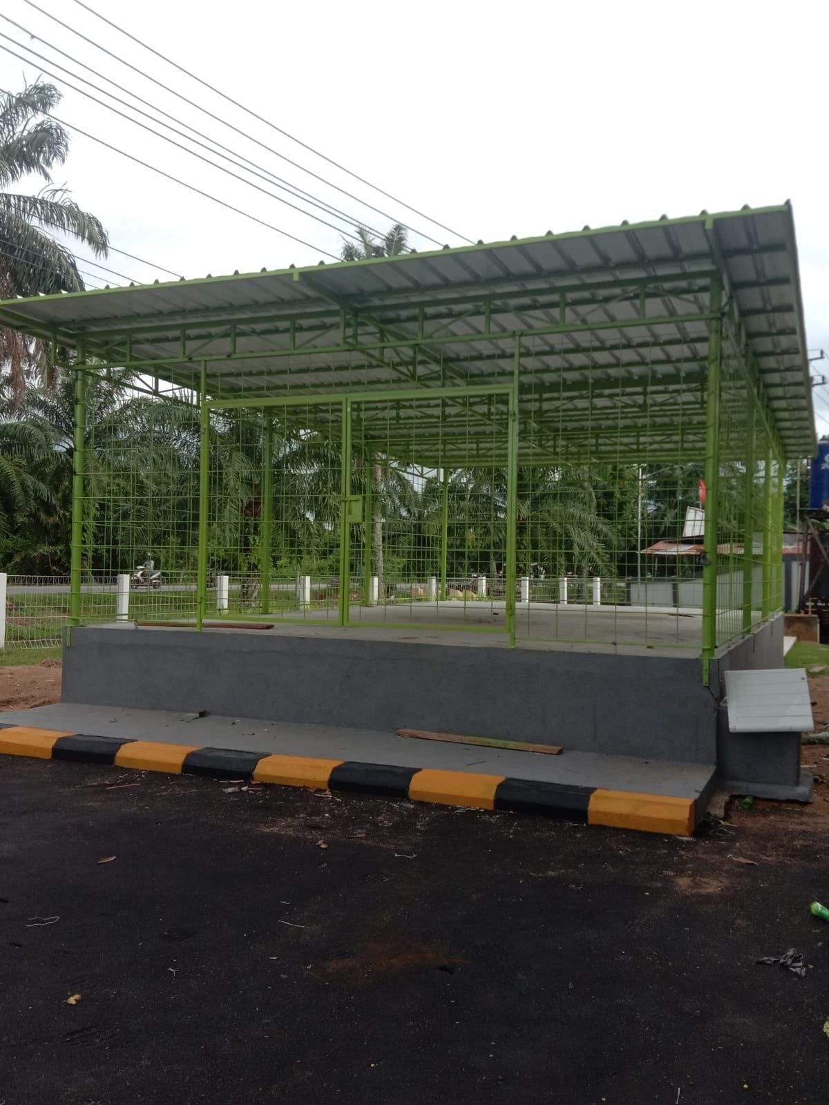 Kanopi dan Krangkeng Lpg spbu tanjung hulu - Dokumentasi Proyek